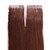 tanie Przedłużenia z naturalnych włosów-100% indian włosy remy 18 calowy jedwabisty prosto włochy taśmę (4x0.8cm) extenions włosy