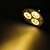 billige Lyspærer-3000lm GU10 E26 / E27 LED-spotpærer MR16 3 LED perler Høyeffekts-LED Mulighet for demping Varm hvit 220-240V
