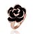 cheap Rings-Gorgeous Cubic Zirconia 18K Gold Plate Rose Fashion Ring