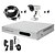 olcso DVR-készletek-ultra alacsony ár 8ch cctv dvr készlet (264, 4 kültéri, vízálló színes kamera