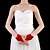 cheap Party Gloves-Satin Wrist Length Fingerless Bridal Gloves (More Colors)