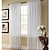 baratos Cortinas Transparentes-cortina de janela semi transparente tratamentos de janela de 2 painéis branco ilhó para o quarto da sala de estar