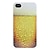 halpa iPhone-tarvikkeet-Kuohuva kalja kuvioinen kova kuori iPhone 4/4S:lle (keltainen)