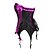 cheap Corsets &amp; Shapewear-Acrylic With Ruffles Strapless Front Busk Closure Corset Shapewear More Colors
