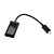 abordables Adaptadores y Cables-Micro USB a HDMI mhl adaptador para teléfono Android (negro)