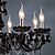 cheap Candle-Style Design-1-Light 70(28&quot;) Crystal Chandelier Glass Candle-style Electroplated Modern Contemporary 110-120V / 220-240V