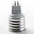 cheap Light Bulbs-GU5.3 W 1 High Power LED 200 LM Natural White MR11 Spot Lights DC 12 V