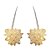 billiga Örhängen-Women&#039;s Yellow Cubic Zirconia Flower Stylish Earrings Jewelry For Special Occasion Party / Evening 1 set