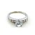 cheap Rings-Luxurious Cubic Zirconia Platinum Plated Big Round Shape Fashion Ring (More Colors)