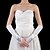 cheap Party Gloves-Satin Elbow Length Glove Bridal Gloves With Ruffles