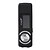 abordables Lecteurs audio/vidéo portables-barres de friandises tf carte avec mp3 (noir)