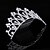 זול כיסוי ראש לחתונה-Fashion Cubic Zirconia In Alloy Tiara