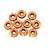 cheap Wires &amp; Cables-Electrical Wired Magnetic Inductive Ring ,Orange ,10-Pack