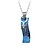 abordables Collier-Bleu Pendentif de collier Quotidien Bijoux