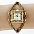 cheap Bracelet Watches-Women&#039;s Gold Watchcase Style Steel Analog Quartz Bracelet Watch (Assorted Colors) Cool Watches Unique Watches
