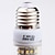 billige Elpærer-5W E26/E27 LED-kolbepærer T 96 SMD 3528 300 lm Varm hvid Vekselstrøm 220-240 V