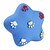 abordables Jouets pour chiens-empreinte Pentastar jouet en caoutchouc pour chiens grincement (9 x 9cm)