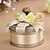 cheap Favor Holders-Cylinder Metal Favor Holder with Ribbons Favor Boxes / Favor Tins and Pails