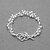 cheap Bracelets-Amazing Silver Plated Six Chain And Beads Women&#039;s Bracelet