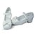 abordables Chaussures de Lolita-PU blanc en cuir haut talon 4.5cm pures cosplay couleur douces chaussures lolita avec l&#039;arc