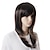 cheap Synthetic Wigs-Capless High Quality Synthetic Brown Straight Hair Wig