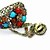cheap Bracelets-Ladies&#039; Retro Alloy With Rhinestone Bangles &amp; Cuffs Bracelet (More Colors)