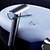 abordables Robinet Cascade-Robinet lavabo - Jet pluie Nickel brossé Vasque 1 trou / Mitigeur un trouBath Taps