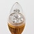 levne Žárovky-E14 4 w 360lm 3000-3500k teplé bílé světlo LED Svíčka žárovky (85-265v)