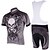 cheap Men&#039;s Clothing Sets-Kooplus Men&#039;s Short Sleeves Cycling Jersey with Bib Shorts Skull Bike Bib Shorts Jersey Clothing Suits, Quick Dry, Ultraviolet Resistant,