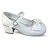 abordables Chaussures de Lolita-PU blanc en cuir haut talon 4.5cm pures cosplay couleur douces chaussures lolita avec l&#039;arc