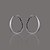 billige Øreringe-smukke sølvfad netto hoop øreringe