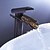 olcso Fürdőszobai mosdócsapok-Bathroom Sink Faucet - Waterfall Oil-rubbed Bronze Vessel One Hole / Single Handle One Hole