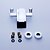 voordelige Badkranen-Badkraan - Hedendaagse Chroom Muurbevestigd Keramische ventiel Bath Shower Mixer Taps / Messing / Single Handle twee gaten