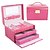 baratos Porta-Biju-princesa jacaré leatherette caixa ladies&#039;jewelry (mais cores)