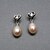 levne Náhrdelníky-14k bílé zlato růžová 10,5 až 11 mm aa FW perlový náhrdelník a náušnice sada