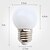 billige Lyspærer-LED-globepærer 30 lm E26 / E27 G45 12 LED perler SMD 3528 Naturlig hvit 220-240 V / #
