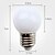 Χαμηλού Κόστους LED Λάμπες Globe-1 W LED Λάμπες Σφαίρα 60-100 lm E26 / E27 G45 12 LED χάντρες SMD 3528 Θερμό Λευκό 220-240 V / # / CE