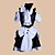 cheap Videogame Costumes-Inspired by Cosplay Marisa Kirisame Video Game Cosplay Costumes Cosplay Suits Dresses Patchwork Short Sleeve Dress Apron Bow Hat