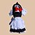 cheap Videogame Costumes-Inspired by Cosplay Marisa Kirisame Video Game Cosplay Costumes Cosplay Suits Dresses Patchwork Short Sleeve Dress Apron Bow Hat