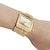 billige Armbåndsur-Women&#039;s Dress Watch Bracelet Watch Gold Watch Quartz Ladies Imitation Diamond Analog Gold Silver / Copper / Japanese