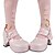 abordables Disfraces de Lolita-Mujer Zapatos Classic Lolita Lolita Tacón alto Zapatos Un Color 7.5 cm Negro Blanco Rosa Cuero Sintético / Cuero de Poliuretano Cuero de Poliuretano Traje de Halloween