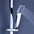 preiswerte Duscharmaturen-Duscharmaturen - Moderne Chrom Duschsystem Keramisches Ventil Bath Shower Mixer Taps / Einhand Drei Löcher