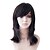 billiga Peruk med mänskligt hår utan hätta-Capless mono topp medelhög elegant vågigt hår peruk