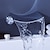 baratos Torneiras de Banheira-Torneira de Banheira - Moderna Cromado Montagem de Parede Válvula Cerâmica Bath Shower Mixer Taps / Duas alças de três furos