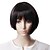 cheap Synthetic Wigs-Capless High Quality Natural Look Black Bob Hair Wig