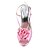 baratos Sapatos de Salto Alto de mulher-cetim de salto stiletto sandálias plataforma / Slingbacks com sapatos de cetim de flores do casamento (mais cores)