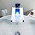 Недорогие Смесители для раковин Sprinkle®-Хромированный, кран водопад, для ванной комнаты, с функцией изменение цвета