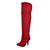 Недорогие Женские ботинки-Черный Коричневый Красный Серый-Женский-Повседневный Для праздника-Замша-На шпильке-Модная обувь