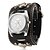 זול שעוני נשים-בגדי ריקוד נשים שעון יד קווארץ שחור מכירה חמה אנלוגי נשים גולגולת אופנתי - לבן שחור