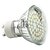 billiga Glödlampor-1st 3 W LED-spotlights 250-300 lm GU10 48 LED-pärlor SMD 2835 Varmvit Kallvit Naturlig vit 220-240 V